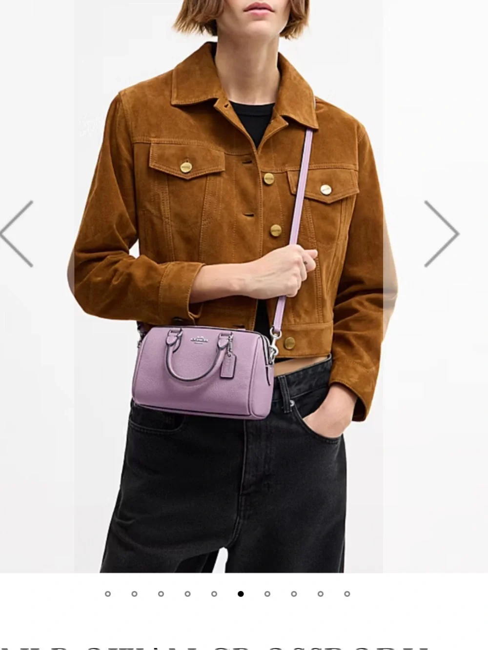 Coach MINI ROWAN CROSSBODY BAG new no tag .